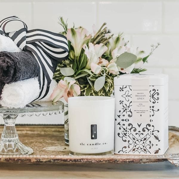 Soy Candle, Belgian Linen