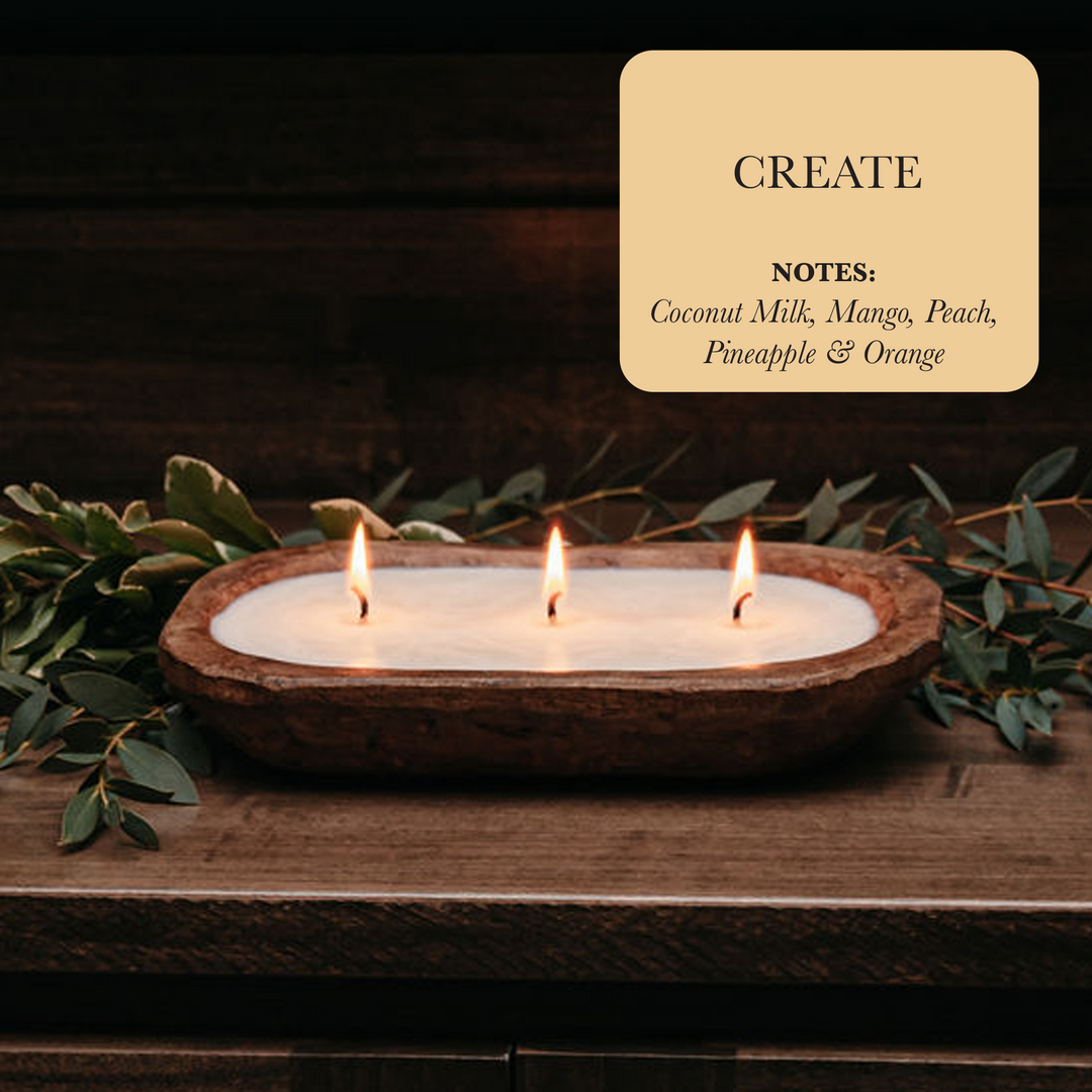 3-Wick Soy Candle, Create