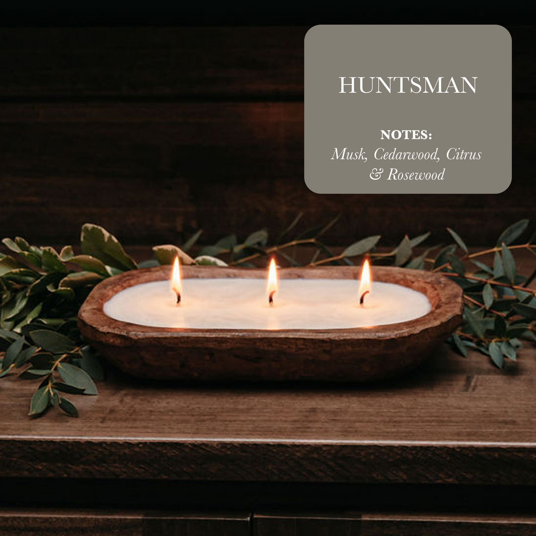 3-Wick Soy Candle, Huntsman