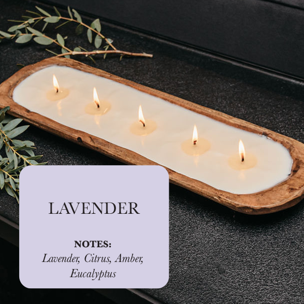 5-Wick Soy Candle, Lavender