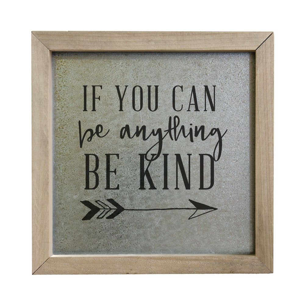 Framed Decorative Quote, Be Kind