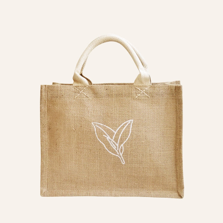 Jute Unlined Canvas Bag, Nature (Small)