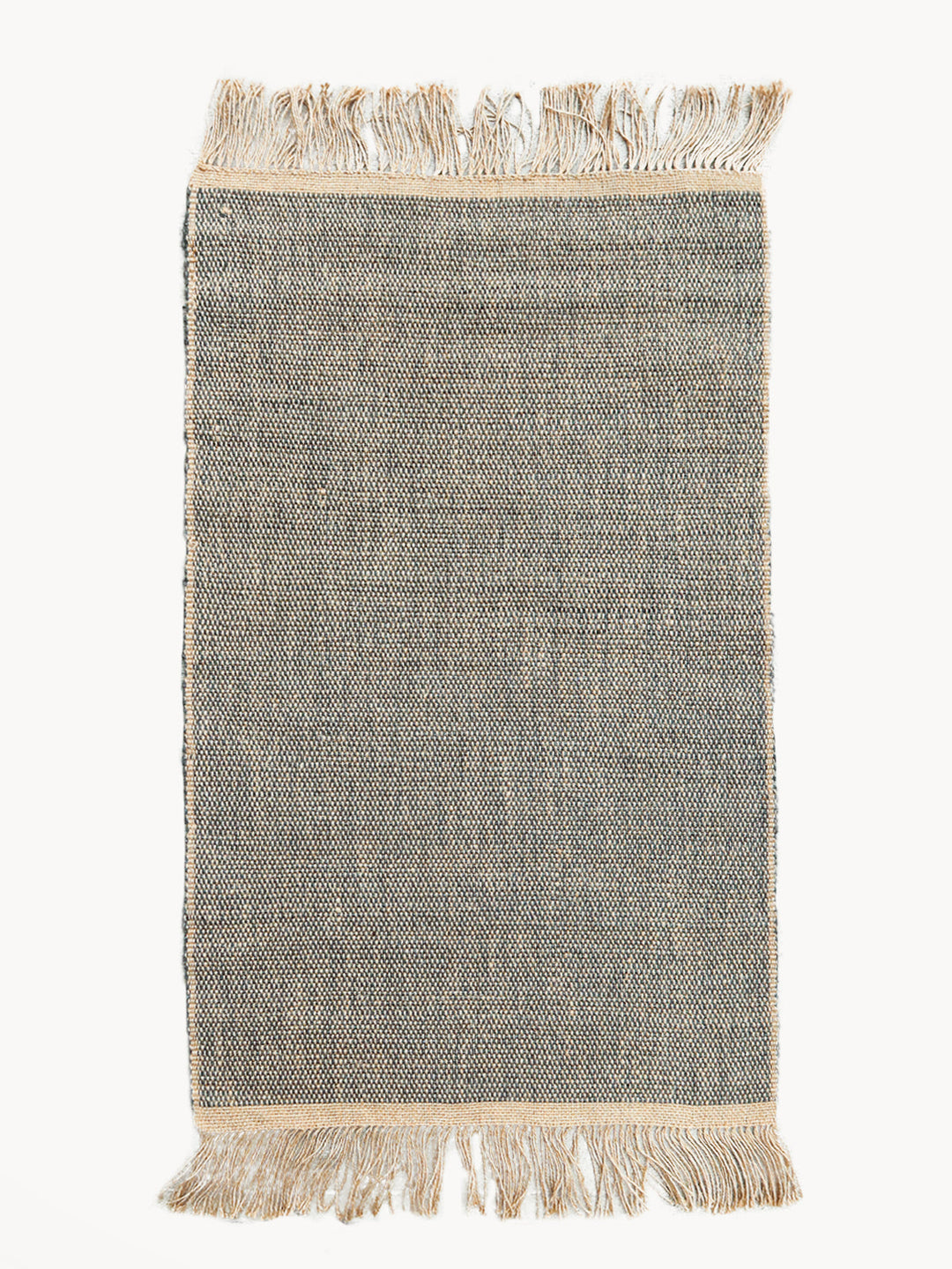 Goldi Jute Rug, Rectangle with Fringe