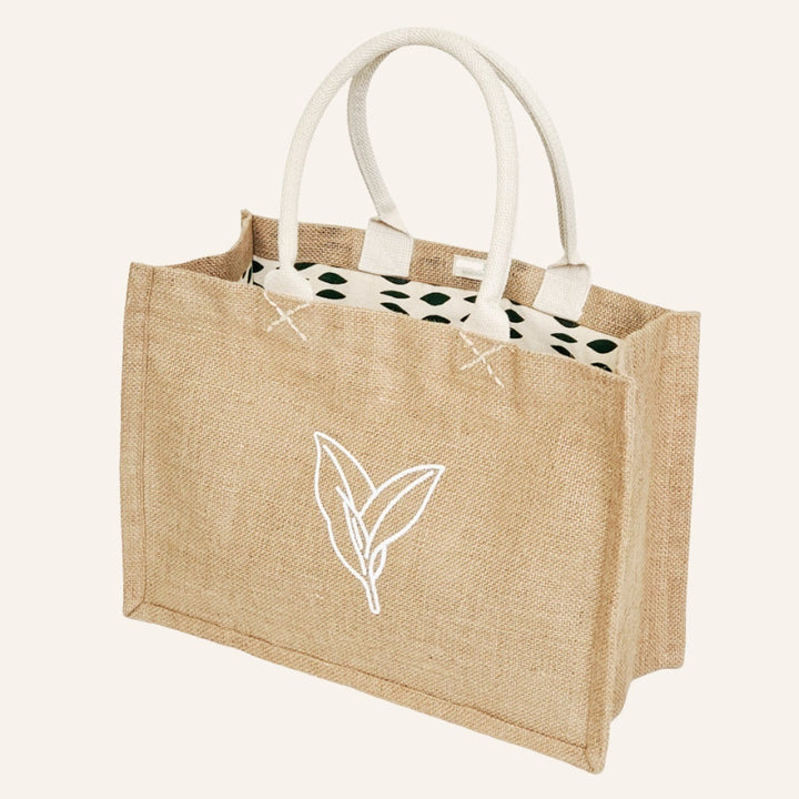 Jute Canvas Bag, Nature (Large)