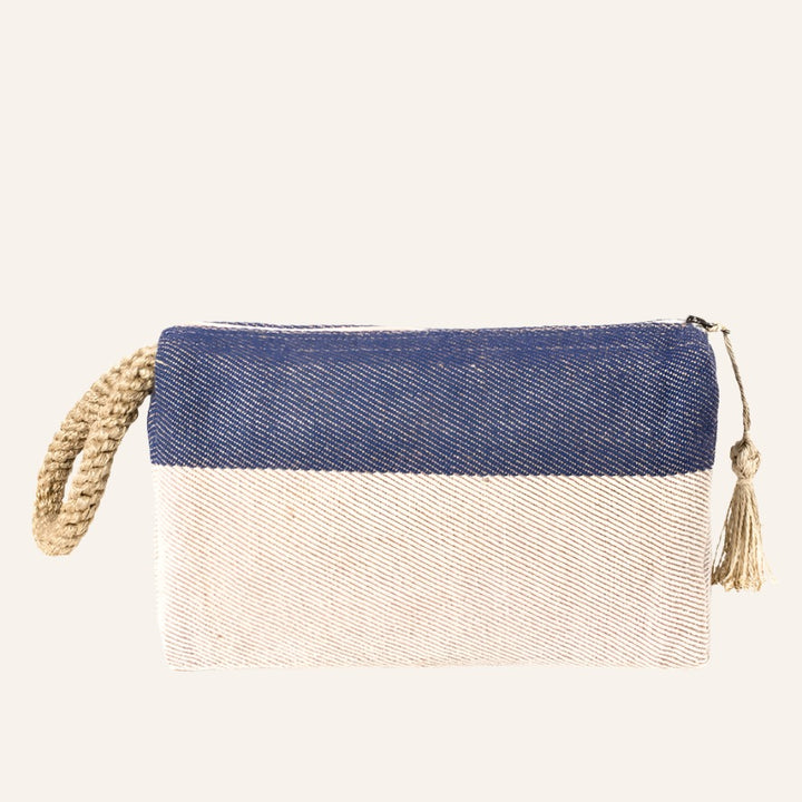 Color Block Clutch Bag, Blue