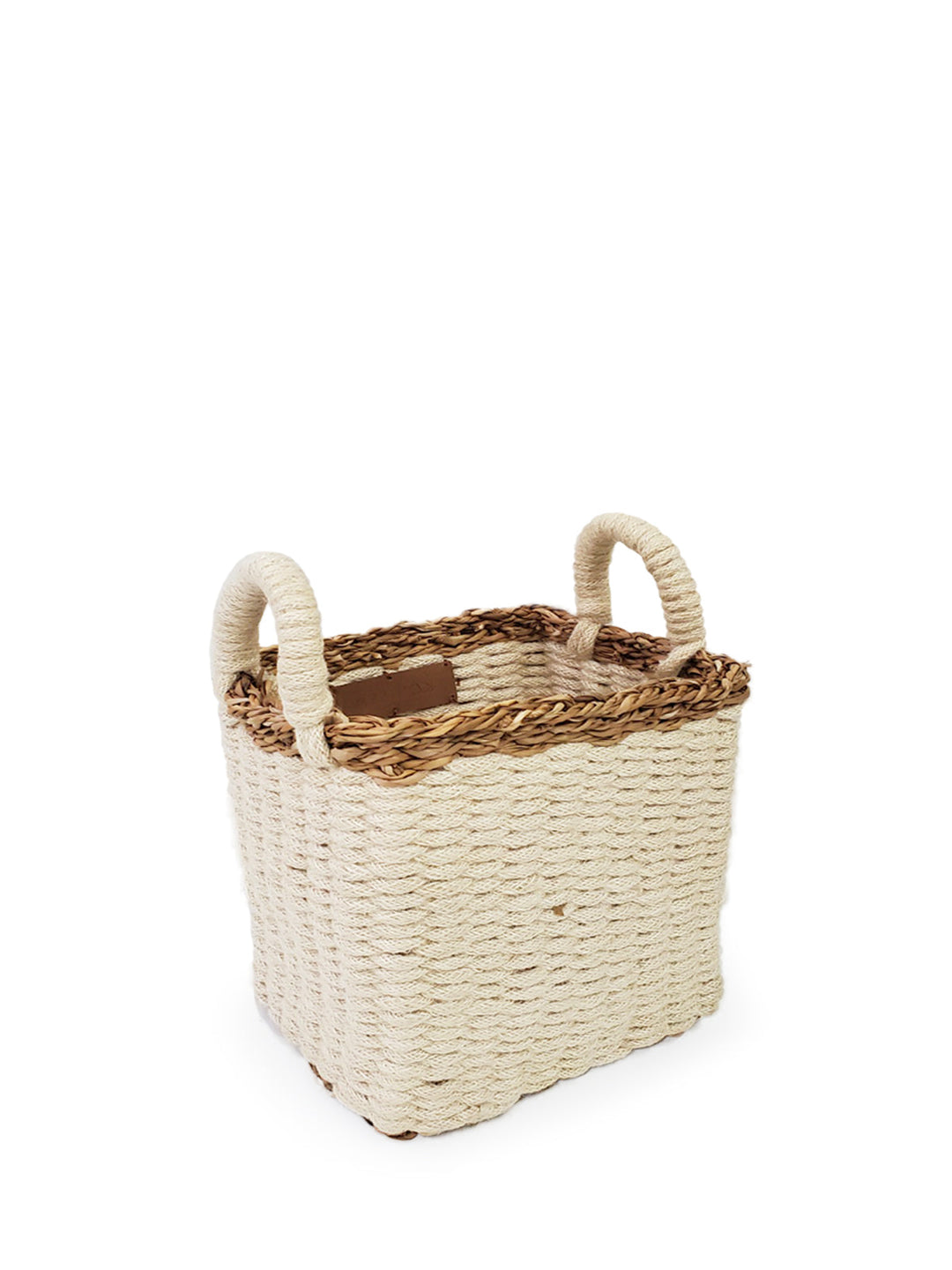 Storage Basket, Rectangular with Rope Handles