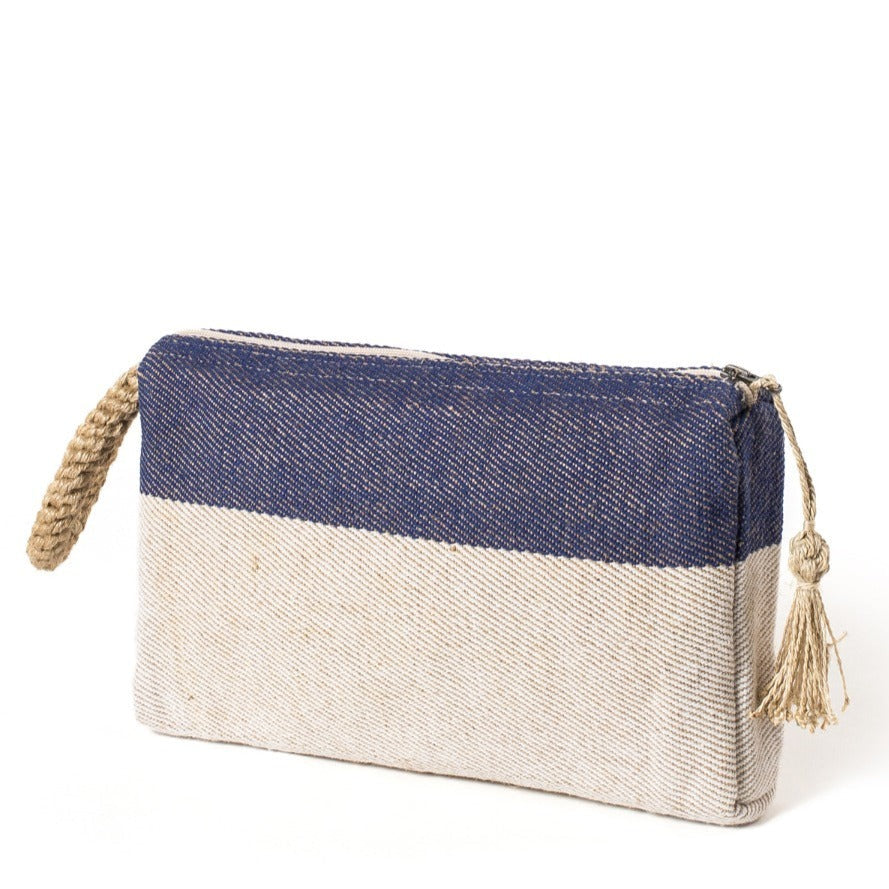 Color Block Clutch Bag, Blue