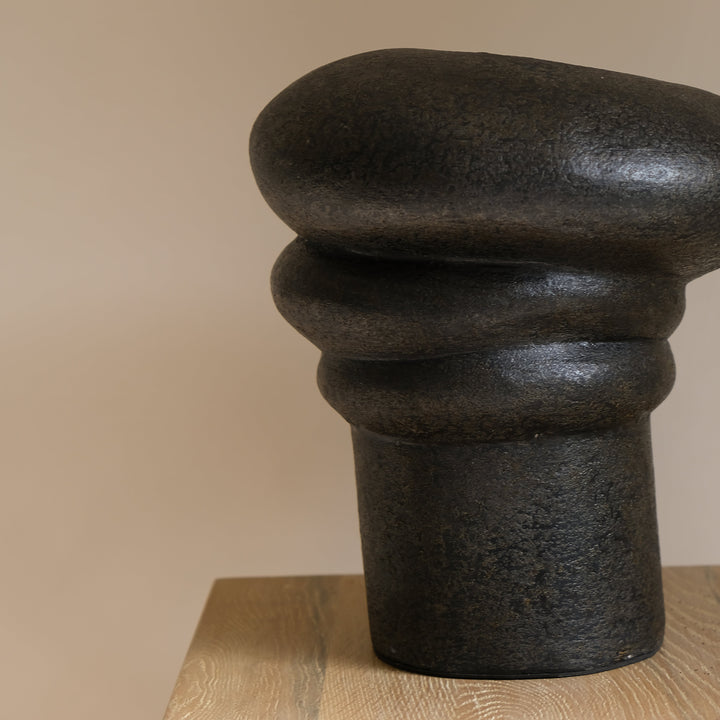 Handmade Clay Vessel Vase, Java