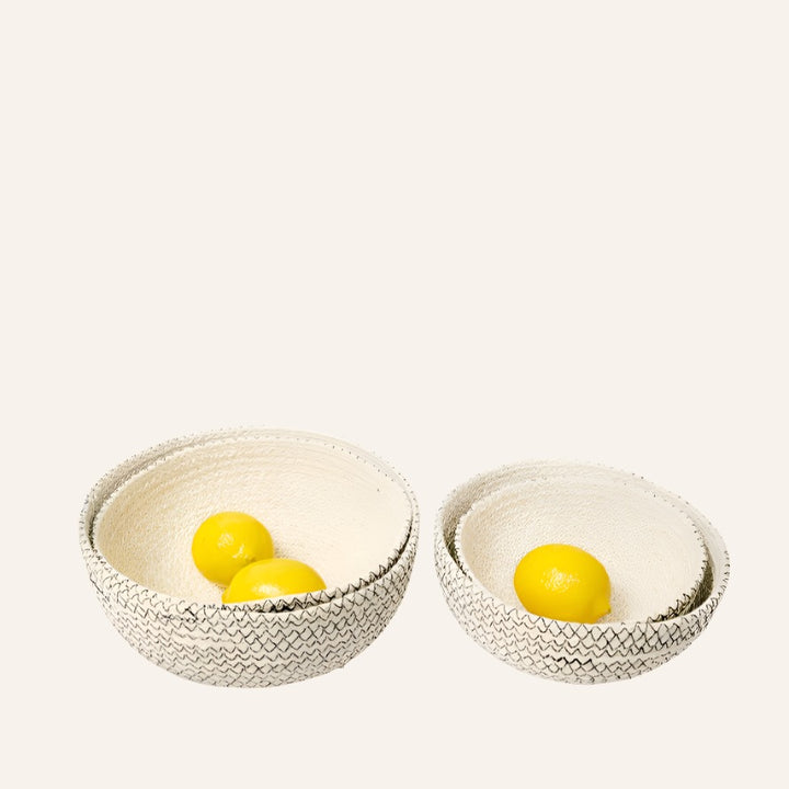 Bowl Basket, Black (Set of 4)