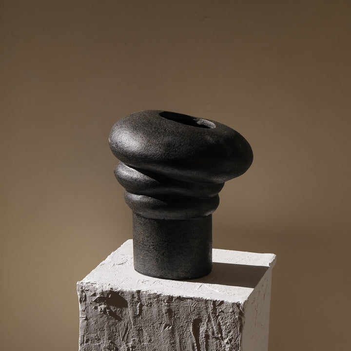 Handmade Clay Vessel Vase, Java