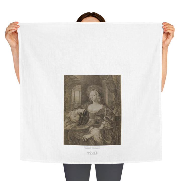 Kitchen Tea Towel, Joanna of Aragon by Raphael