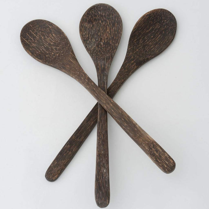 Handmade Palm Wood Spoon, Short or Long Handle