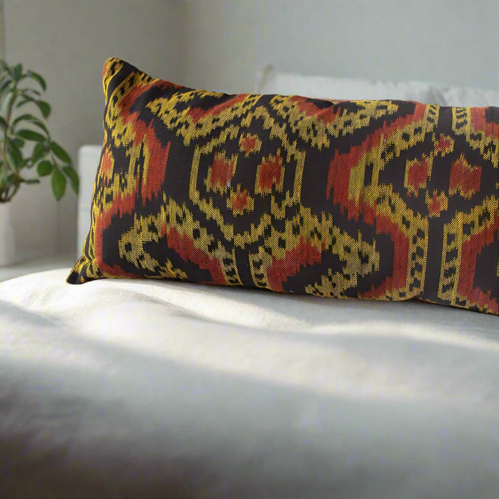 Handwoven Decorative Pillow Cover Only, Two Lumbar Sizes
