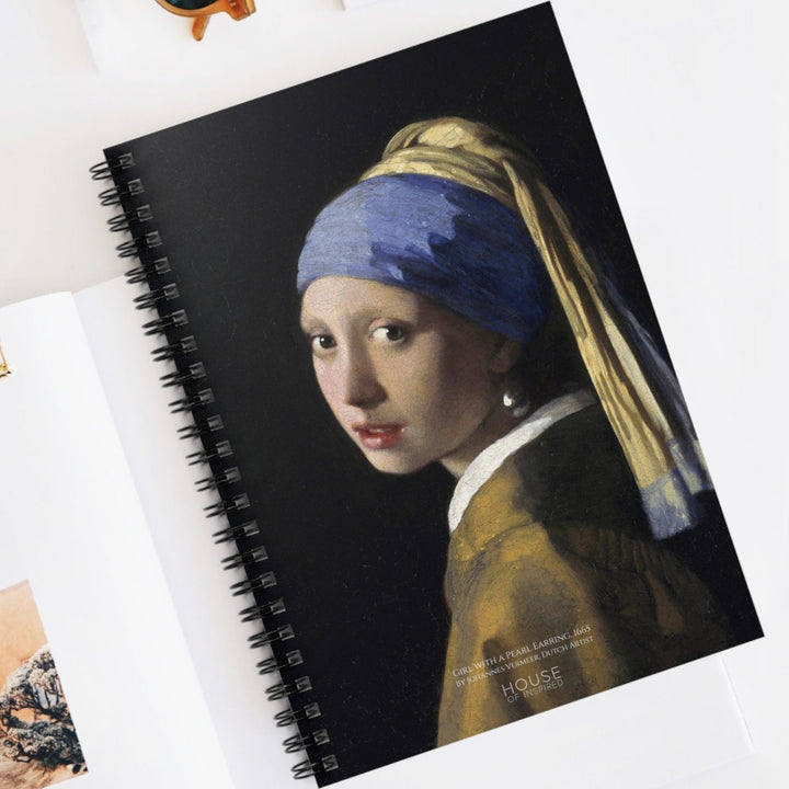 Notebook, Girl with a Pearl Earring by Johannes Vermeer