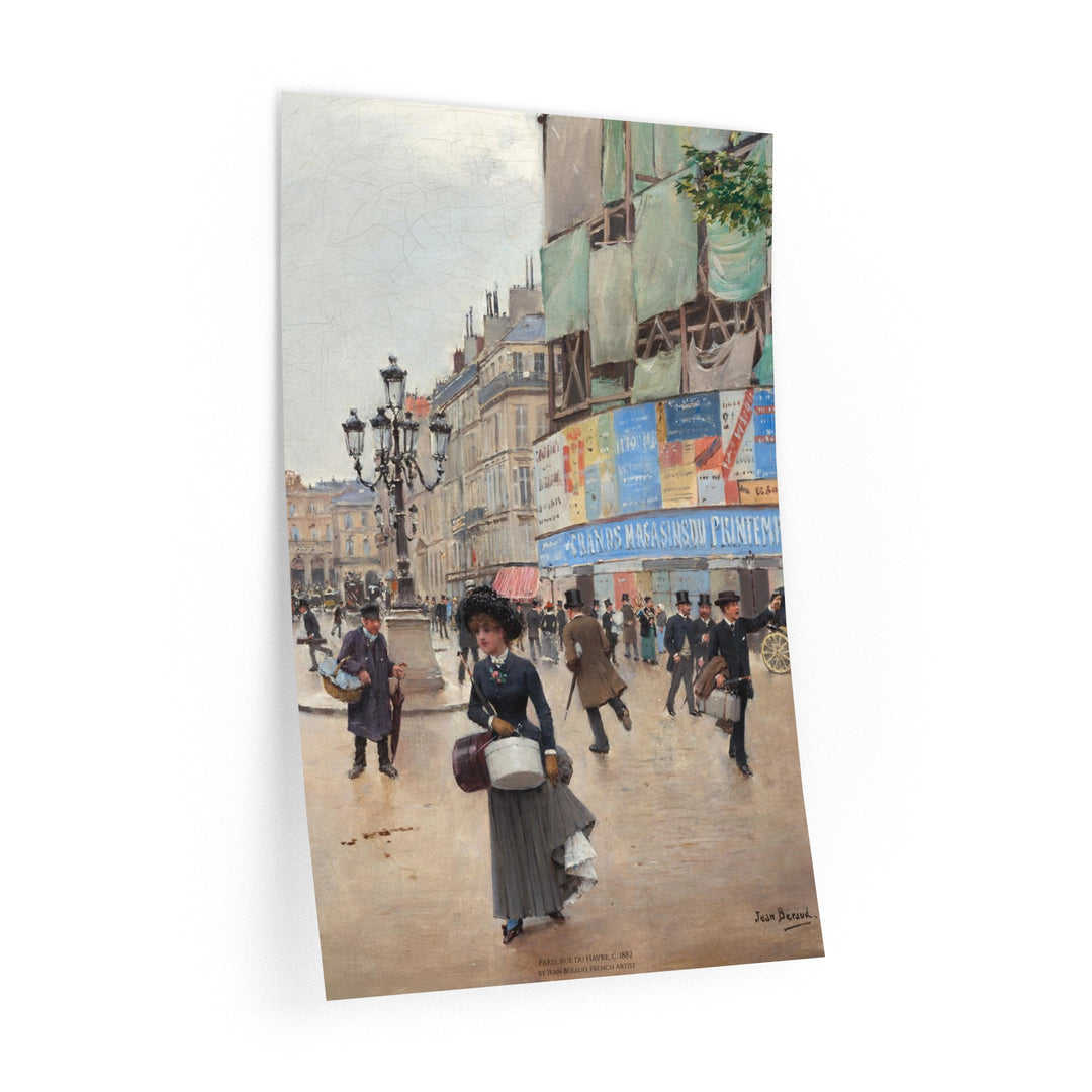 Wall Decal, Paris, rue du Havre by Jean Béraud