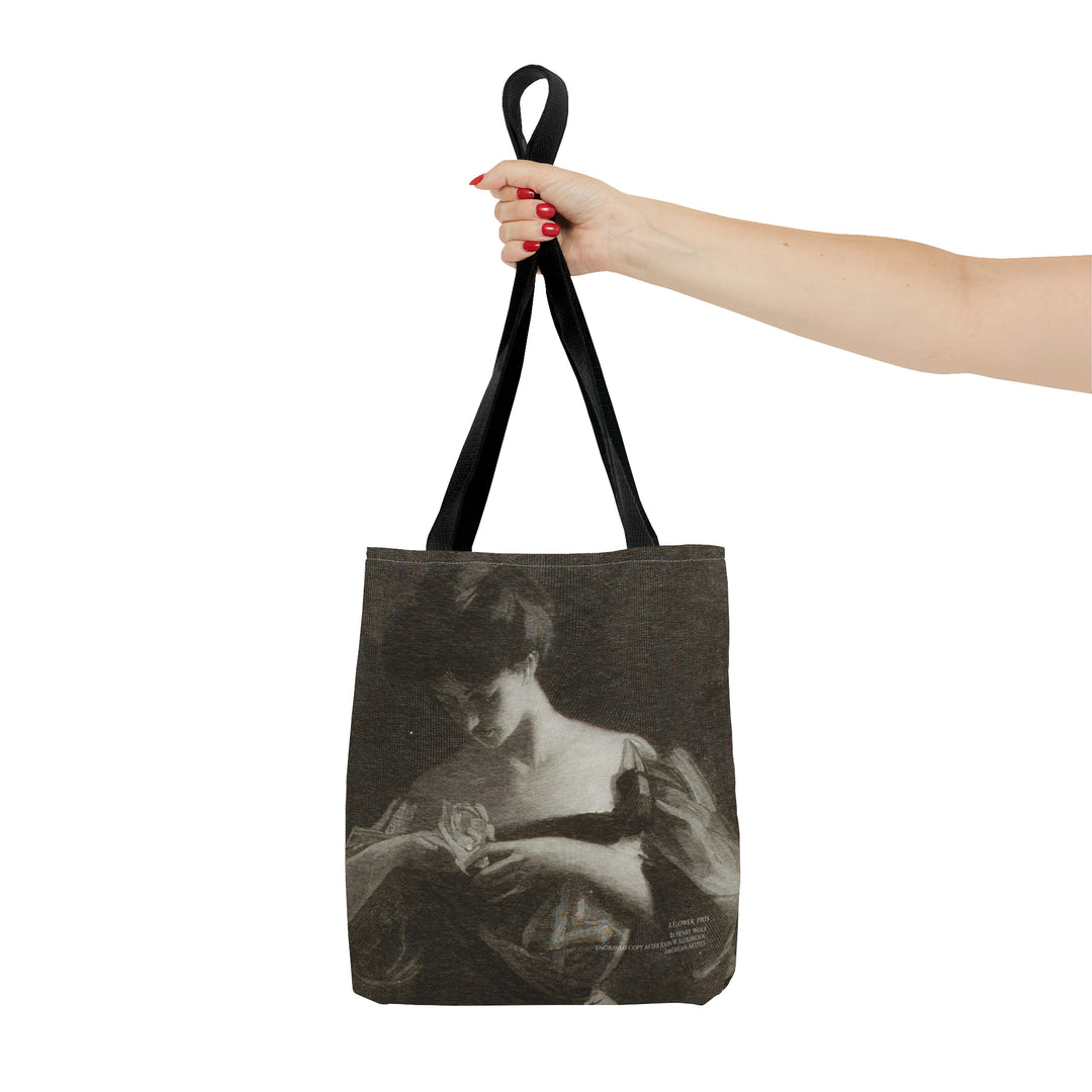 Tote Bag, A Flower by Henry Wolf