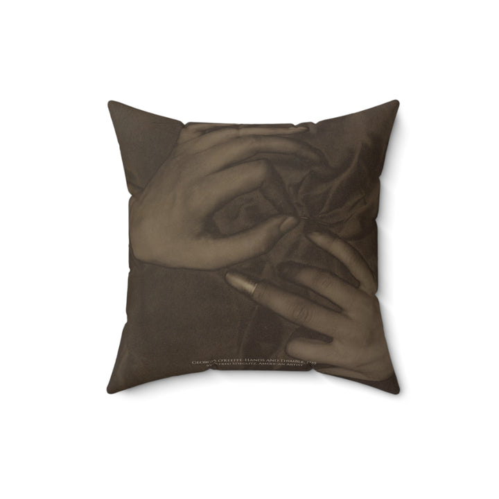 Pillow, Georgia O'Keeffe-Hands and Thimble by Alfred Stieglitz