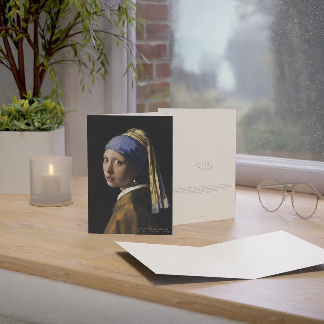 Greeting Card, Girl with a Pearl Earring by Johannes Vermeer