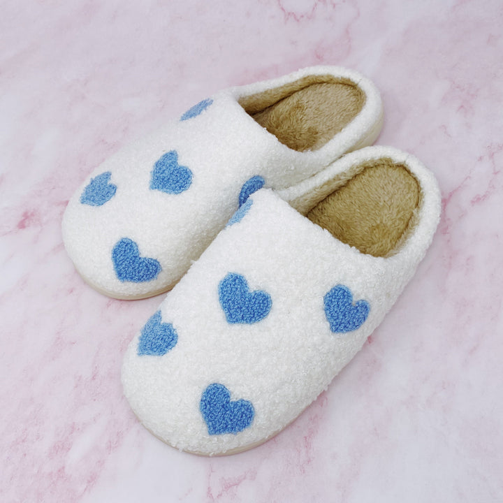 Closed Toe Slippers, Hearts