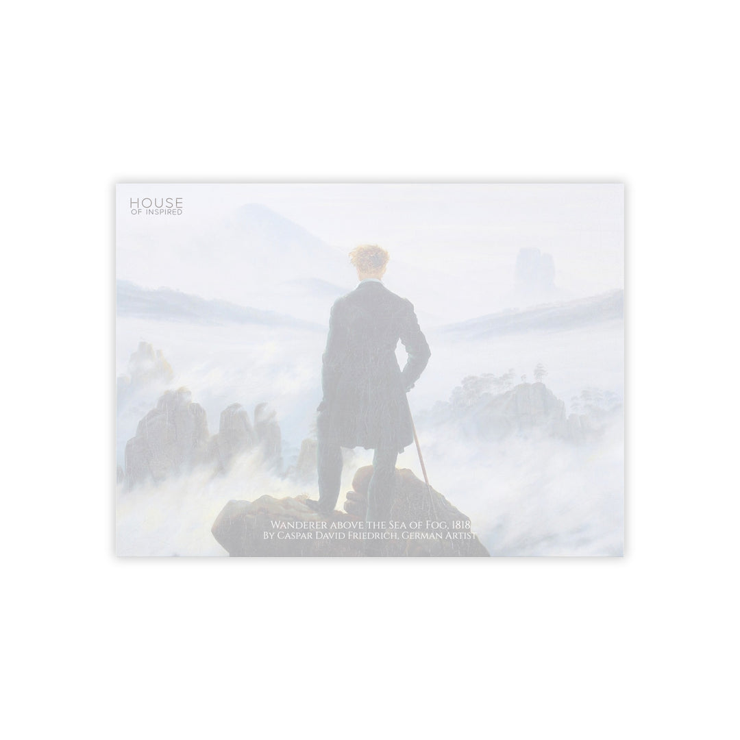 Post-it® Note Pad, Wanderer above the Sea of Fog by Caspar David Friedrich