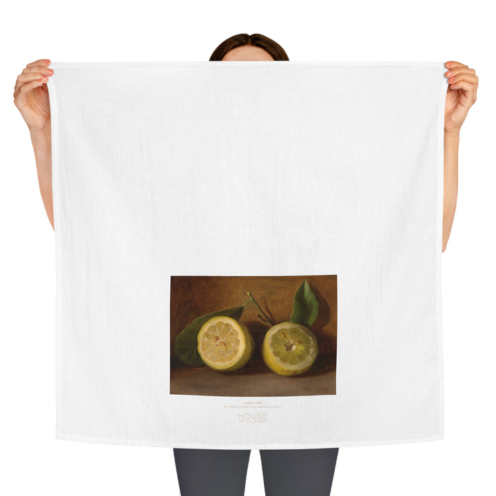 Kitchen Tea Towel, Lemons by George Henry Hall