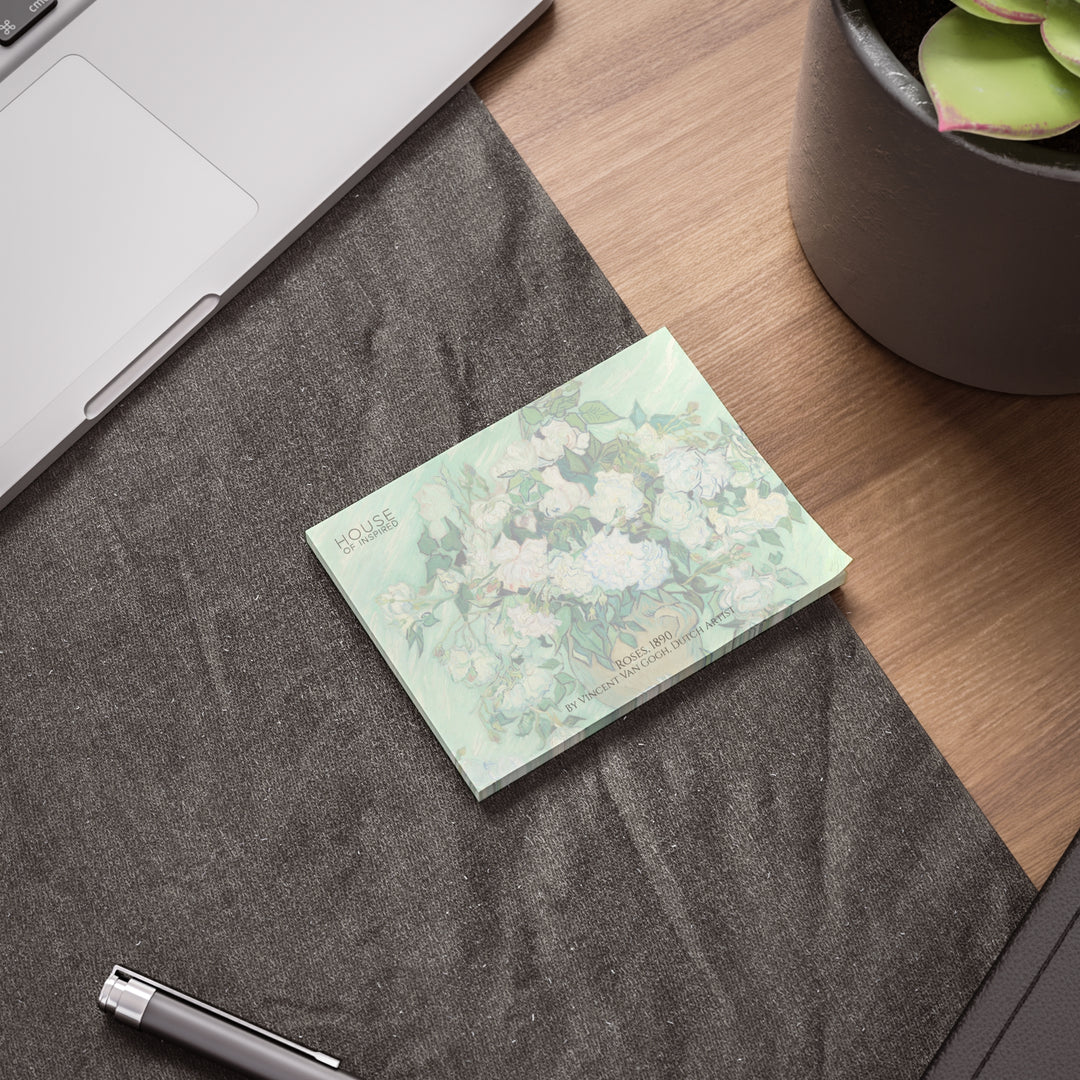 Post-it® Note Pad, Roses by Vincent van Gogh