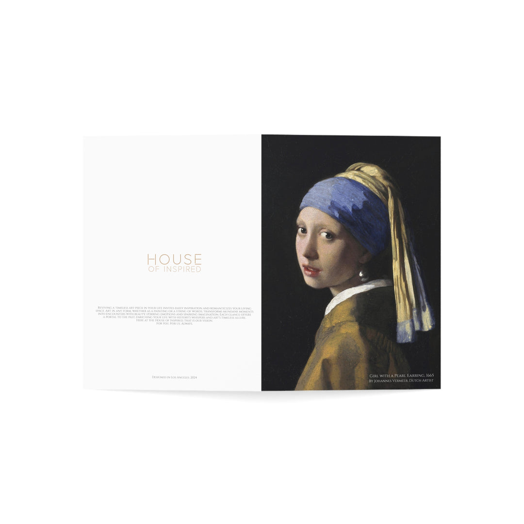 Greeting Card, Girl with a Pearl Earring by Johannes Vermeer