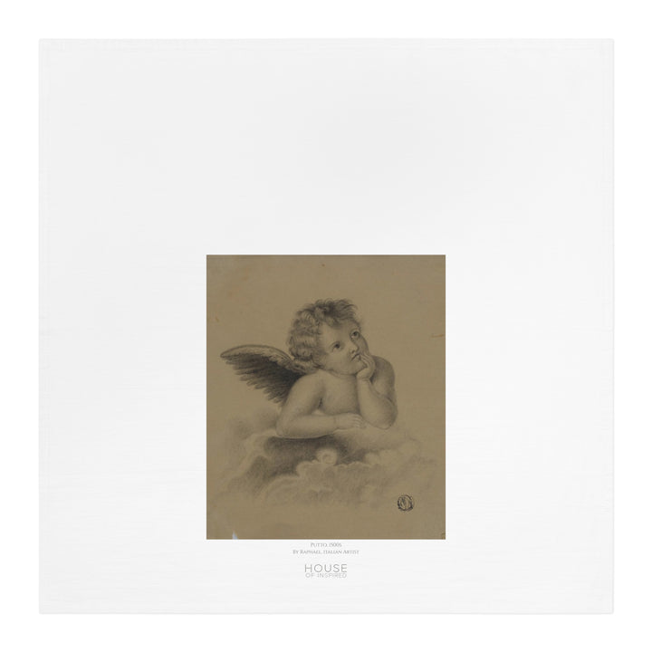 Kitchen Tea Towel, Putto by Raphael