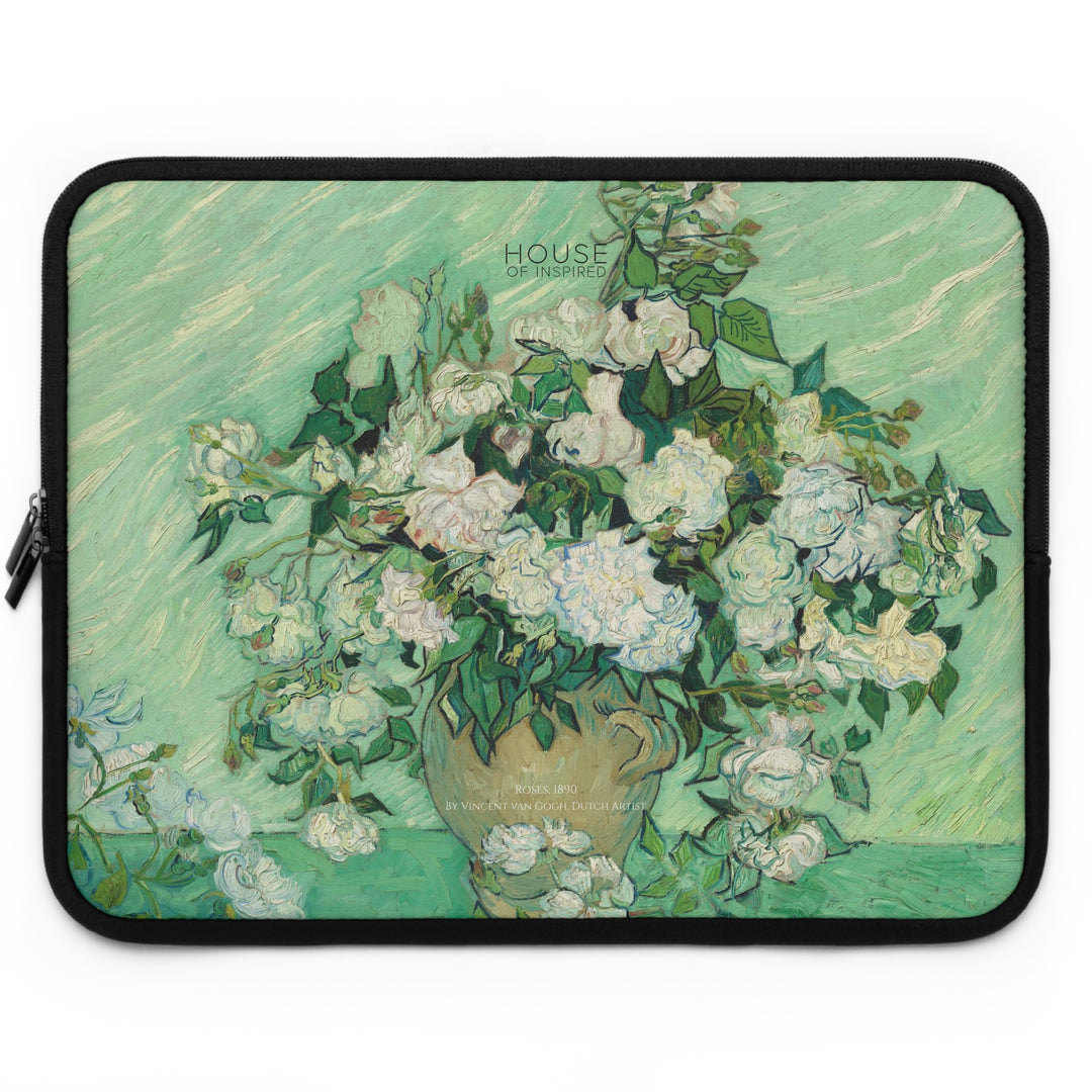 Laptop Sleeve, Roses by Vincent van Gogh