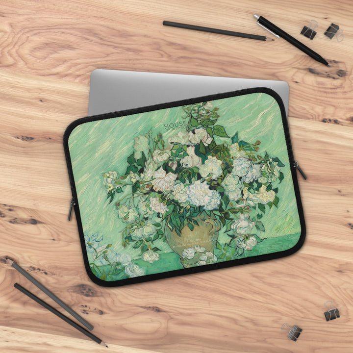 Laptop Sleeve, Roses by Vincent van Gogh