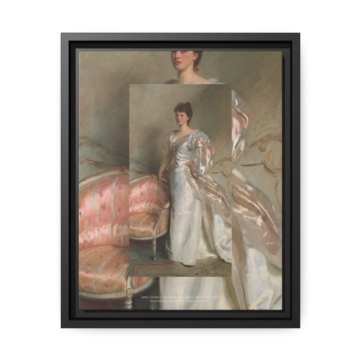 Matte Canvas in Black Frame, Mrs. George Swinton by John Singer Sargent