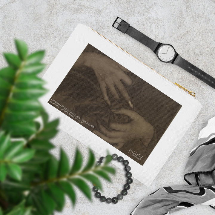 Cosmetic Bag, Georgia O'Keeffe-Hands and Thimble by Alfred Stieglitz