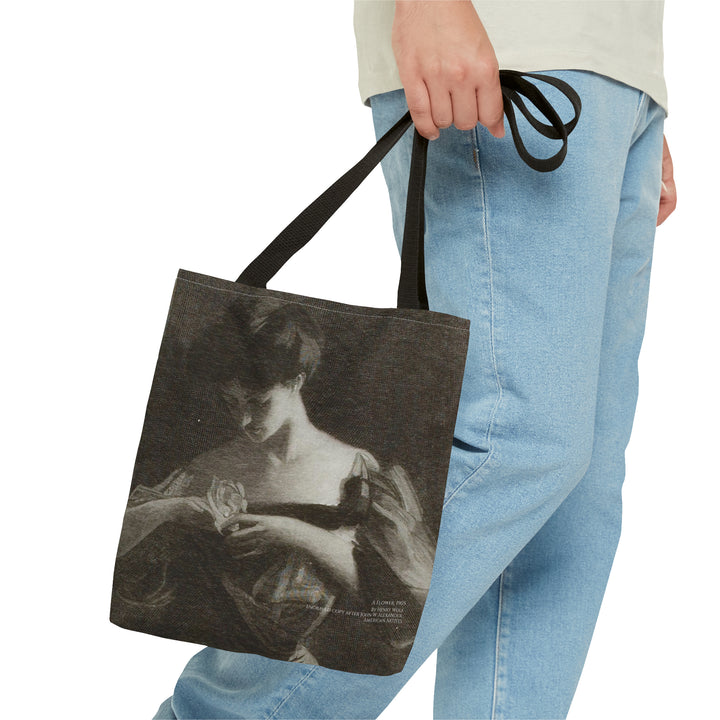 Tote Bag, A Flower by Henry Wolf