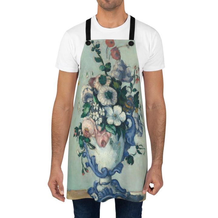 Apron, Flowers in a Rococo Vase by Paul Cézanne