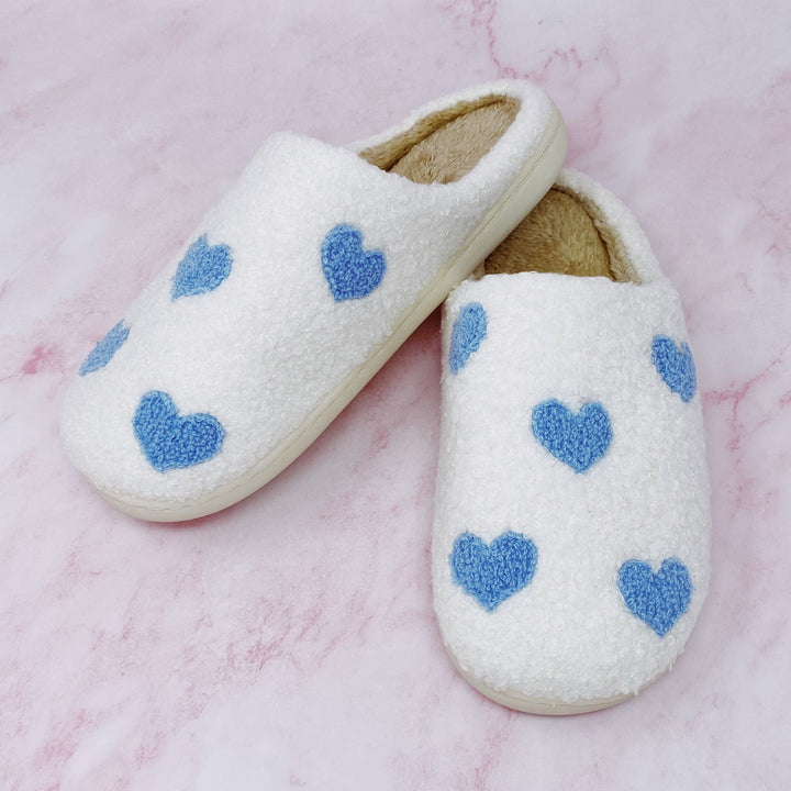 Closed Toe Slippers, Hearts