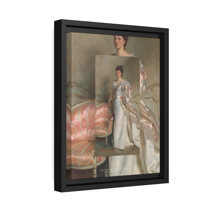 Matte Canvas in Black Frame, Mrs. George Swinton by John Singer Sargent