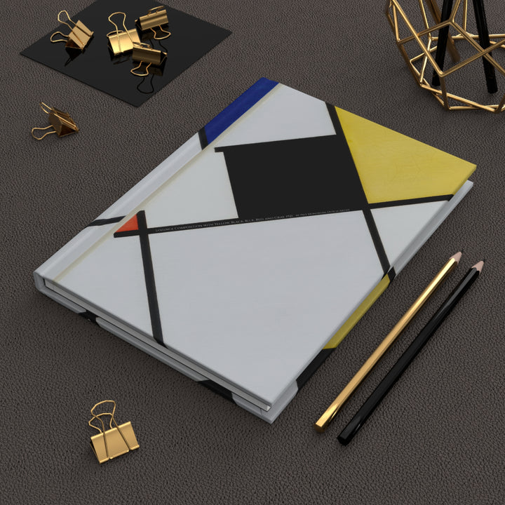 Hardcover Journal, Lozenge Composition with. . . by Piet Mondrian