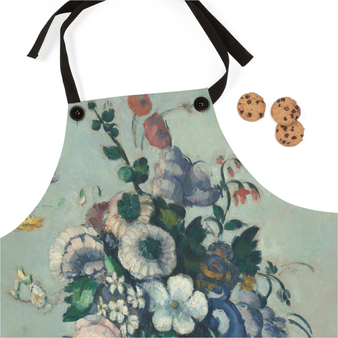 Apron, Flowers in a Rococo Vase by Paul Cézanne