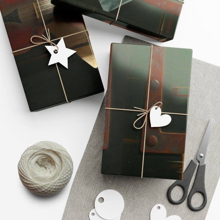 Gift Wrapping Paper, The Old Violin by William Michael Harnett