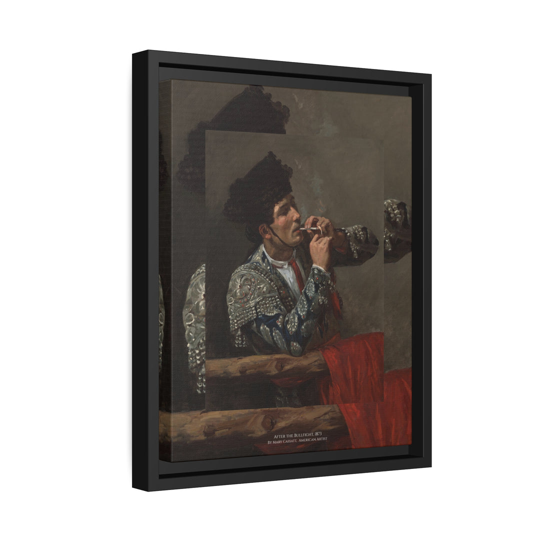 Matte Canvas in Black Frame, After the Bullfight by Mary Cassatt