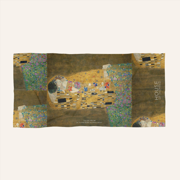 Beach Towel, The Kiss by Gustav Klimt