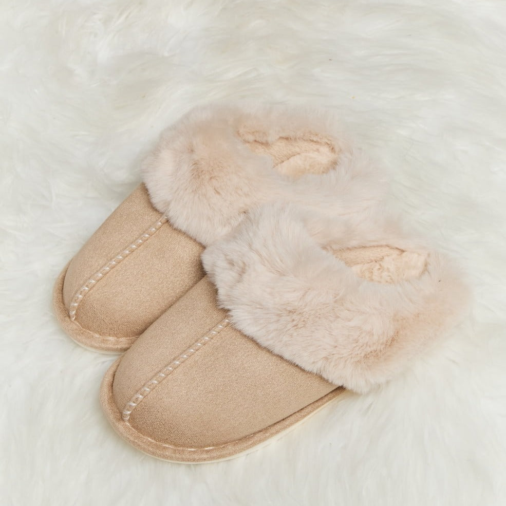 Fuzzy Closed-Toe Slippers, Variety