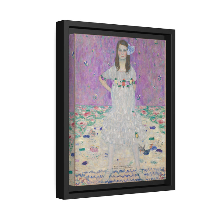 Matte Canvas in Black Frame, Mäda Primavesi by Gustav Klimt