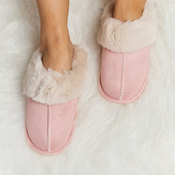 Fuzzy Closed-Toe Slippers, Variety