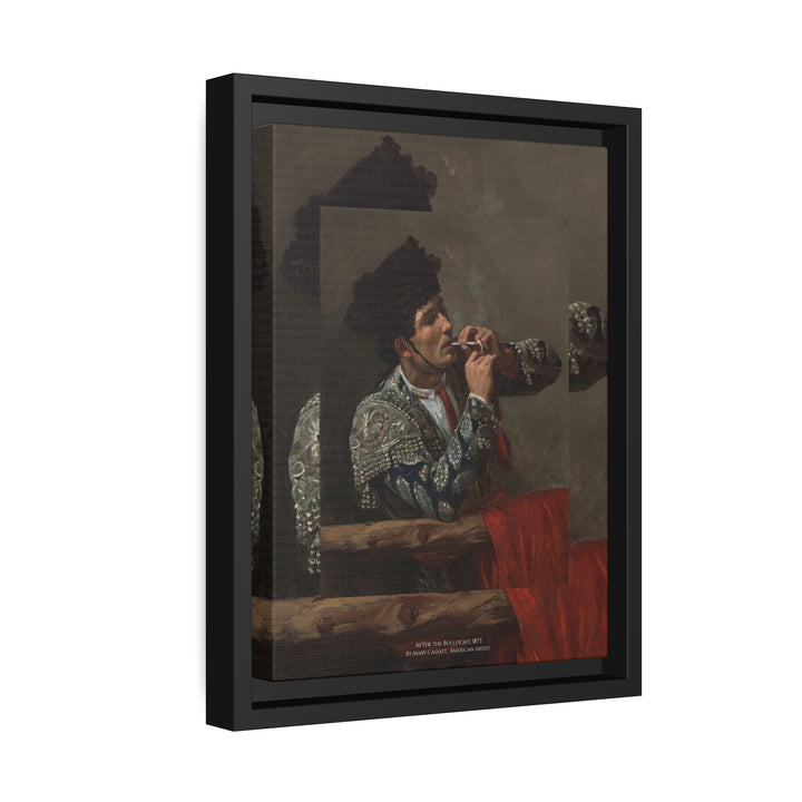 Matte Canvas in Black Frame, After the Bullfight by Mary Cassatt