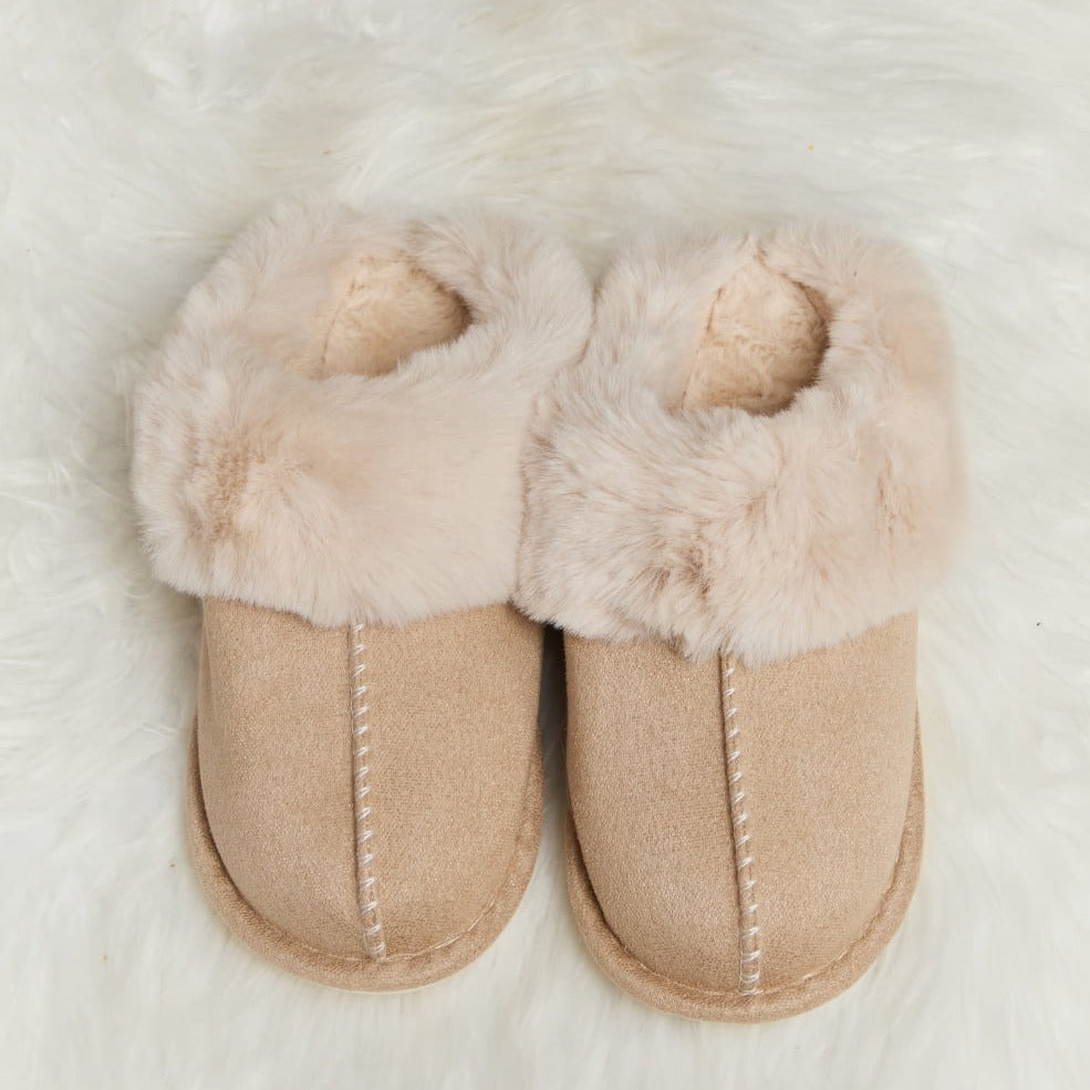 Fuzzy Closed-Toe Slippers, Variety