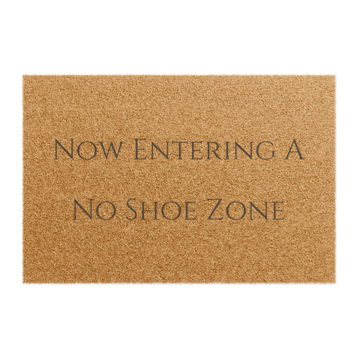 Doormat, No Shoe Zone