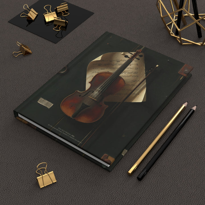 Hardcover Journal, The Old Violin by William Michael Harnett