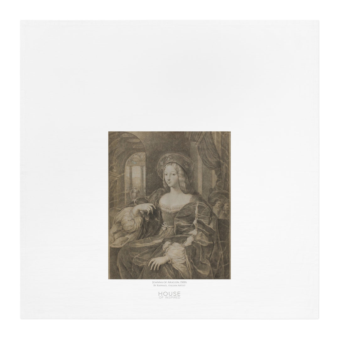 Kitchen Tea Towel, Joanna of Aragon by Raphael