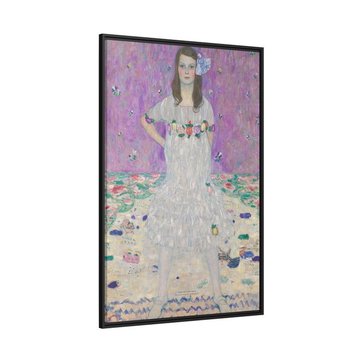 Matte Canvas in Black Frame, Mäda Primavesi by Gustav Klimt